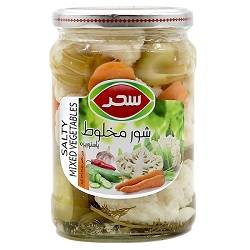 شور مخلوط شیشه 630 گرم سحر